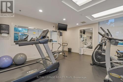 410 - 70 Port Street E, Mississauga, ON - Indoor Photo Showing Gym Room