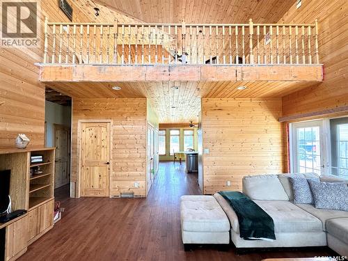 243 Ruby Drive, Coteau Rm No. 255, SK - Indoor Photo Showing Living Room With Fireplace