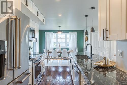 1229 Asphodel 7Th Line, Asphodel-Norwood, ON - Indoor Photo Showing Kitchen With Stainless Steel Kitchen With Double Sink With Upgraded Kitchen