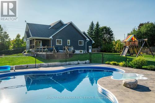 1229 Asphodel 7Th Line, Asphodel-Norwood, ON - Outdoor With In Ground Pool With Deck Patio Veranda With Backyard