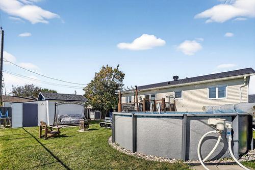 Cour - 154 Rue Forest, Saint-Sulpice, QC - Outdoor With Above Ground Pool