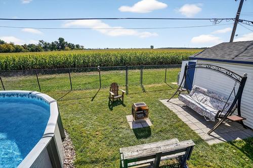 Cour - 154 Rue Forest, Saint-Sulpice, QC - Outdoor With Above Ground Pool