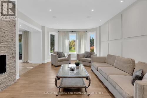 74 Mactaggart Drive, King, ON - Indoor Photo Showing Living Room With Fireplace