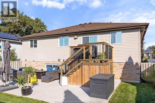 4279 Marlo Crescent, Windsor, ON - Outdoor With Deck Patio Veranda With Exterior