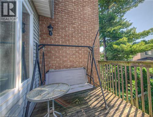 View of balcony - 310 Christopher Drive Unit# 15, Cambridge, ON - Outdoor With Deck Patio Veranda With Exterior