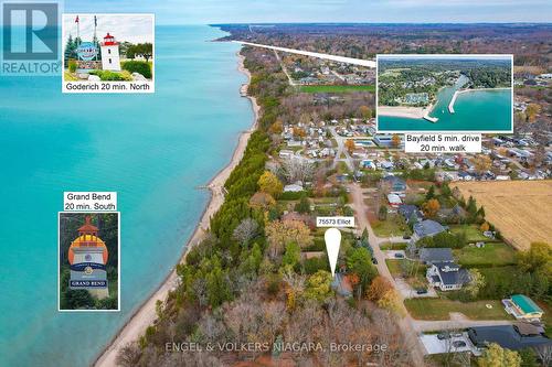 75573 Elliott Street, Bluewater (Bayfield), ON - Outdoor With Body Of Water With View