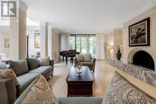 5 Abrams Place, Toronto, ON - Indoor Photo Showing Living Room With Fireplace