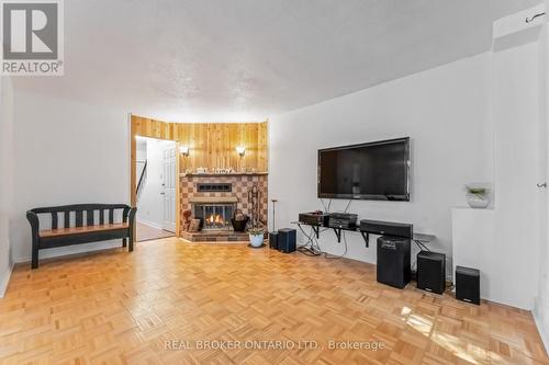 77 Priam Way, Ottawa, ON - Indoor Photo Showing Living Room With Fireplace