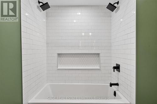 TWO HEAD SHOWER W/ DEEP SOAKER TUB - 48 Queen Street, Kawartha Lakes, ON - Indoor Photo Showing Bathroom