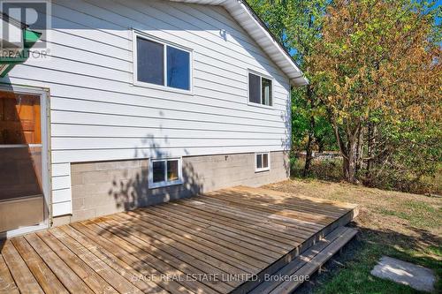 BACKYARD DECK - 48 Queen Street, Kawartha Lakes, ON - Outdoor With Deck Patio Veranda With Exterior