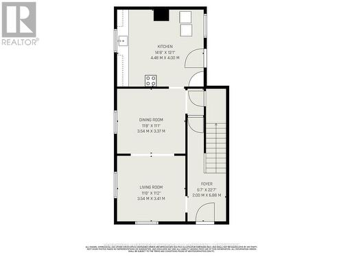 Unit 1 (Main House) - Main floor plan - 309 Picton Avenue, Ottawa, ON - Other