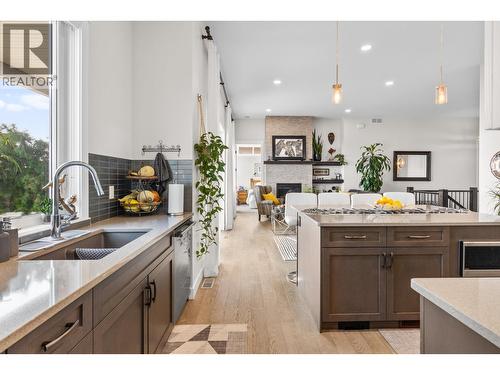 5056 Turtle Pond Place, Vernon, BC - Indoor Photo Showing Kitchen With Double Sink With Upgraded Kitchen