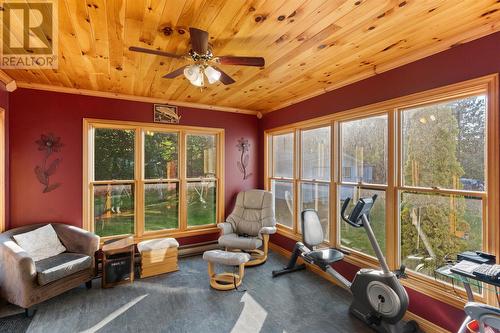 35 Pine Tree Road, Gambo, NL - Indoor Photo Showing Gym Room