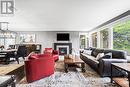96 Delrex Boulevard, Halton Hills, ON  - Indoor Photo Showing Living Room With Fireplace 