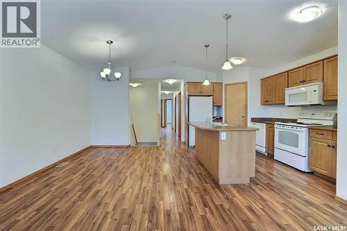 348 Robinson Street, Regina, SK - Indoor Photo Showing Kitchen With Double Sink