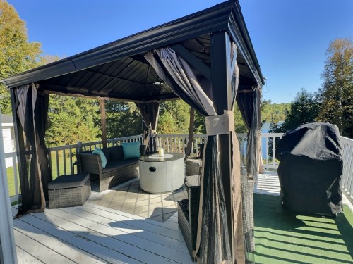 Terrasse - 75 Ch. Hervé-Pigeon, Kipawa, QC - Outdoor With Deck Patio Veranda