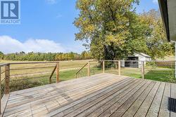 Deck and wood shed - 