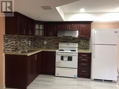 Bsmt - 10 Chesterwood Crescent, Brampton, ON - Indoor Photo Showing Kitchen With Double Sink