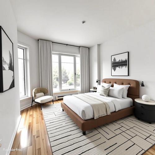 Bedroom - 201-5860 Av. De Monkland, Montréal (Côte-Des-Neiges/Notre-Dame-De-Grâce), QC - Indoor Photo Showing Bedroom