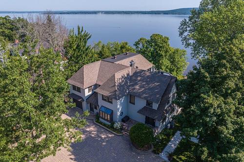 Photo aérienne - 598 Rue Main, Hudson, QC - Outdoor With Body Of Water With View