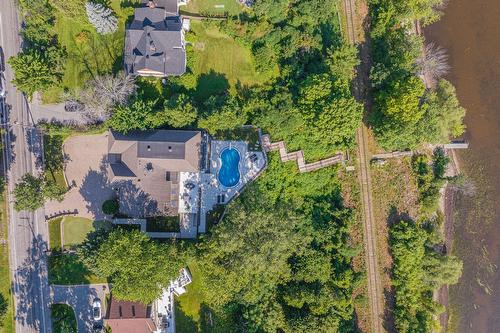Photo aérienne - 598 Rue Main, Hudson, QC - Outdoor With View