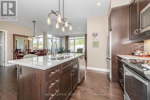 302 - 190 Boundstone Way, Ottawa, ON - Indoor Photo Showing Kitchen With Double Sink With Upgraded Kitchen