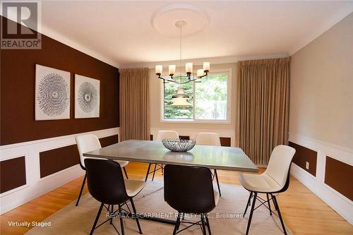 Virtually Staged - 30 Terrace Drive, Hamilton, ON - Indoor Photo Showing Dining Room