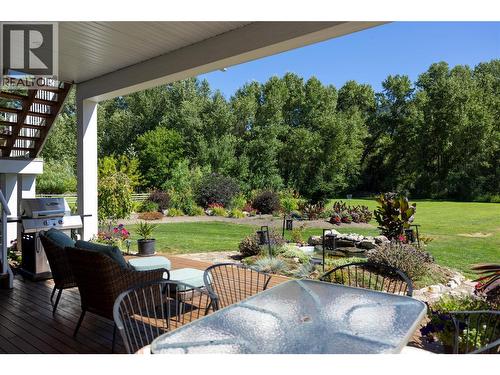 Downstairs Patio - 6984 Highway 6, Coldstream, BC - Outdoor