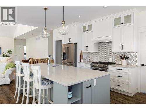 Kitchen - 6984 Highway 6, Coldstream, BC - Indoor Photo Showing Kitchen With Upgraded Kitchen
