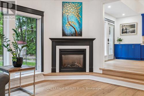 409 River Side Drive, Oakville, ON - Indoor Photo Showing Living Room With Fireplace