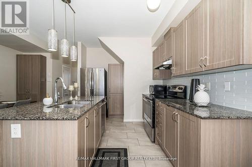 11 Graywardine Lane, Ajax, ON - Indoor Photo Showing Kitchen With Stainless Steel Kitchen With Double Sink With Upgraded Kitchen