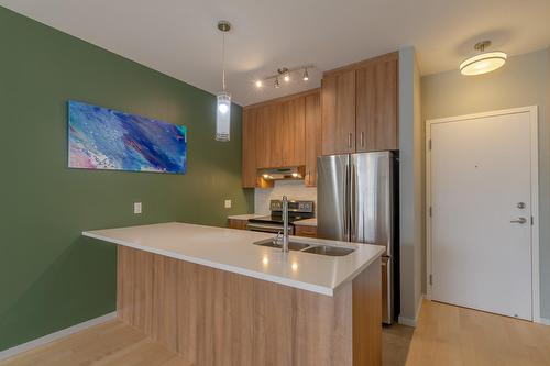 Cuisine - 204-10700 Rue Berri, Montréal (Ahuntsic-Cartierville), QC - Indoor Photo Showing Kitchen With Double Sink