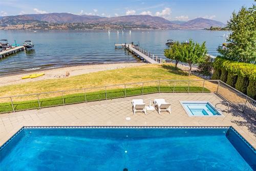 4260 Hobson Road, Kelowna, BC - Outdoor With Body Of Water With In Ground Pool With View
