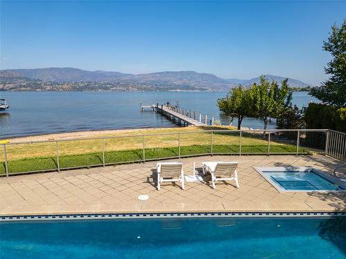 4260 Hobson Road, Kelowna, BC - Outdoor With Body Of Water With In Ground Pool With View