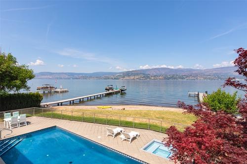 4260 Hobson Road, Kelowna, BC - Outdoor With Body Of Water With In Ground Pool With View