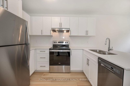 73 Woodman Drive N, Hamilton, ON - Indoor Photo Showing Kitchen With Stainless Steel Kitchen With Double Sink