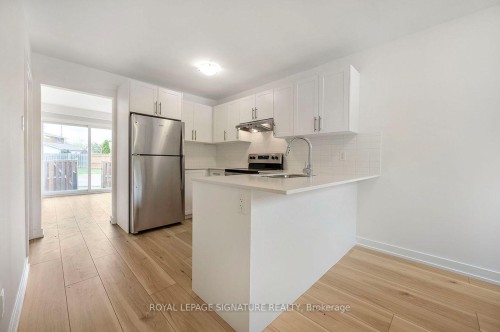 73 Woodman Drive N, Hamilton, ON - Indoor Photo Showing Kitchen With Stainless Steel Kitchen