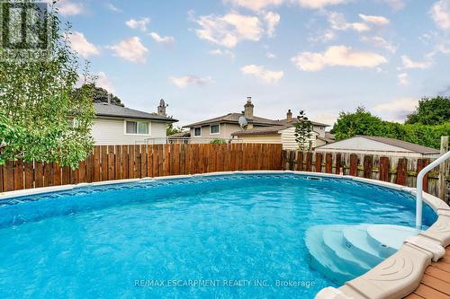 26 Madoc Street, Hamilton, ON - Outdoor With Above Ground Pool With Backyard