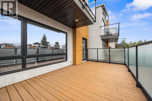Large Patio off Living Room - 1818 Peak Point Court Unit# 12, West Kelowna, BC - Outdoor With Deck Patio Veranda With Exterior