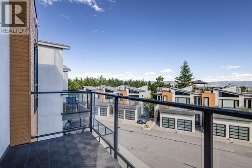 Patio off Primary Bedroom - 1818 Peak Point Court Unit# 12, West Kelowna, BC - Outdoor