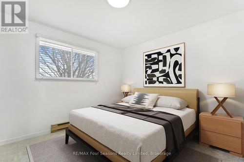 Bedroom 3 virtually staged - 46 Erie Street, Collingwood, ON - Indoor Photo Showing Bedroom
