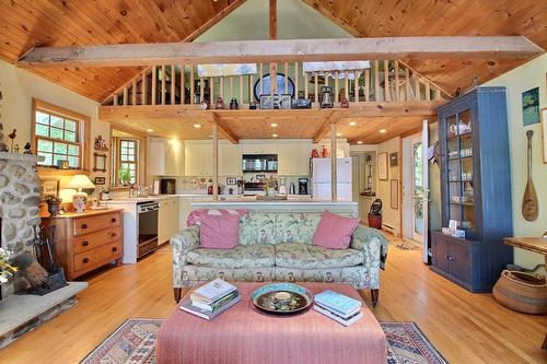 Living room - 2040 Ch. Du Lac, North Hatley, QC - Indoor Photo Showing Living Room