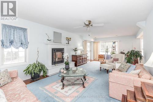 98 Turtle Path, Ramara, ON - Indoor Photo Showing Living Room With Fireplace