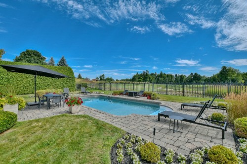 Backyard - 6 Rue De Rambouillet, Blainville, QC - Outdoor With In Ground Pool With Backyard