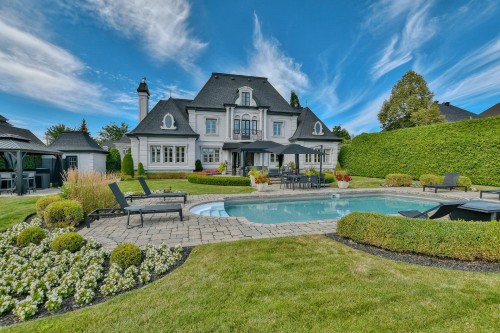 Backyard - 6 Rue De Rambouillet, Blainville, QC - Outdoor With In Ground Pool With Backyard