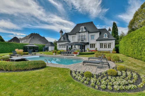 Backyard - 6 Rue De Rambouillet, Blainville, QC - Outdoor With In Ground Pool