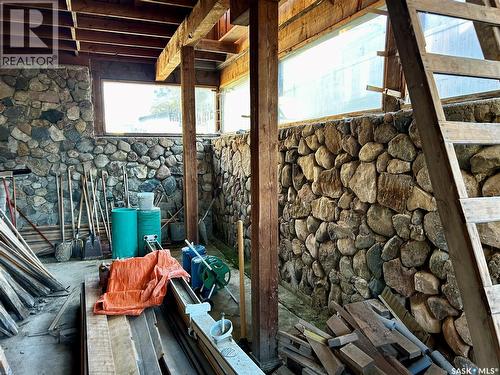 9 Mccordick Street, Shields, SK - Indoor Photo Showing Other Room With Fireplace