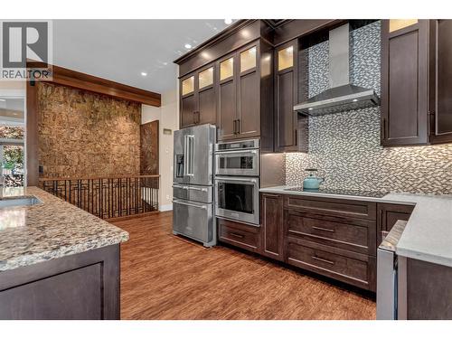 4157 Gallaghers Parkland Drive, Kelowna, BC - Indoor Photo Showing Kitchen With Upgraded Kitchen