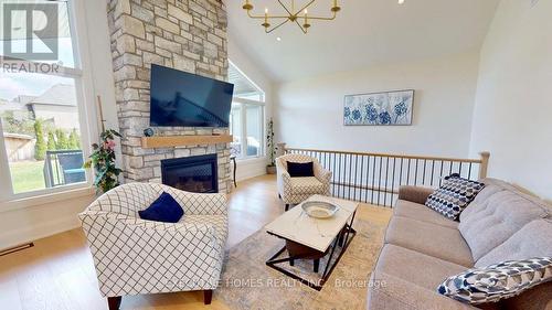 214 Irishwood Lane, Brockton, ON - Indoor Photo Showing Living Room With Fireplace