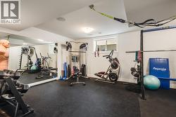 Currently set up as a home gym - 